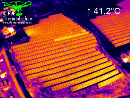 Photovoltaik Inspektion per Thermodrohne - unerkannte Fehler kosten Sie bares Geld!